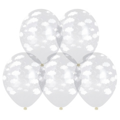 Шелкография кристалл 14" Облака Шары-038